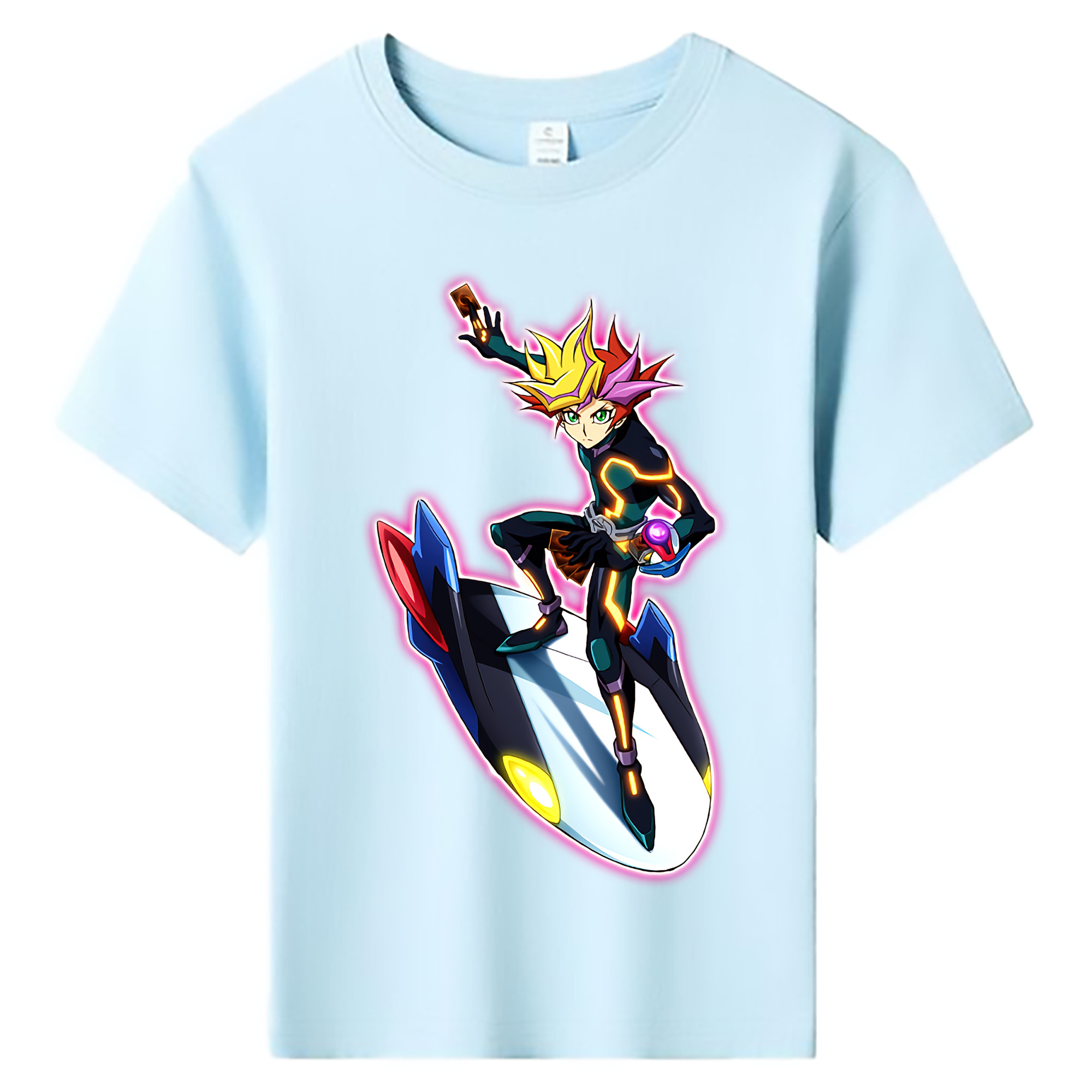 （画像用） 遊☆戯☆王 Yu-Gi-Oh! 綿100％キッズTシャツ（フロントプリント）